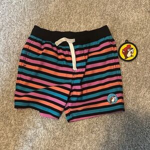 Buc-ee’s Colorful Striped Kids Shorts
